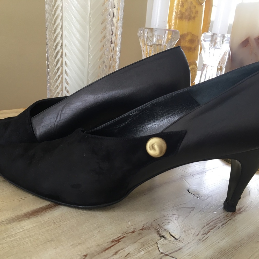 EllenTracy 10N 2.25” heel all leather Made in Italy pump shoe